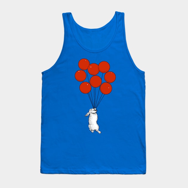 I Believe I Can Fly Bunny Tank Top by huebucket